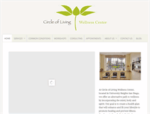 Tablet Screenshot of circleofliving.com